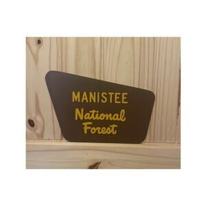 Manistee National Forest Sign Michigan Hike Trail Camp Outdoors Travel Midwest
